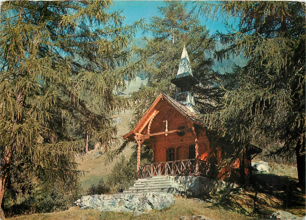 Mayens de Planchouet/Haute-Nendaz — Kapelle des Heiligen Herzens — Jubin-Ausgabe, Sion - Vorderseite