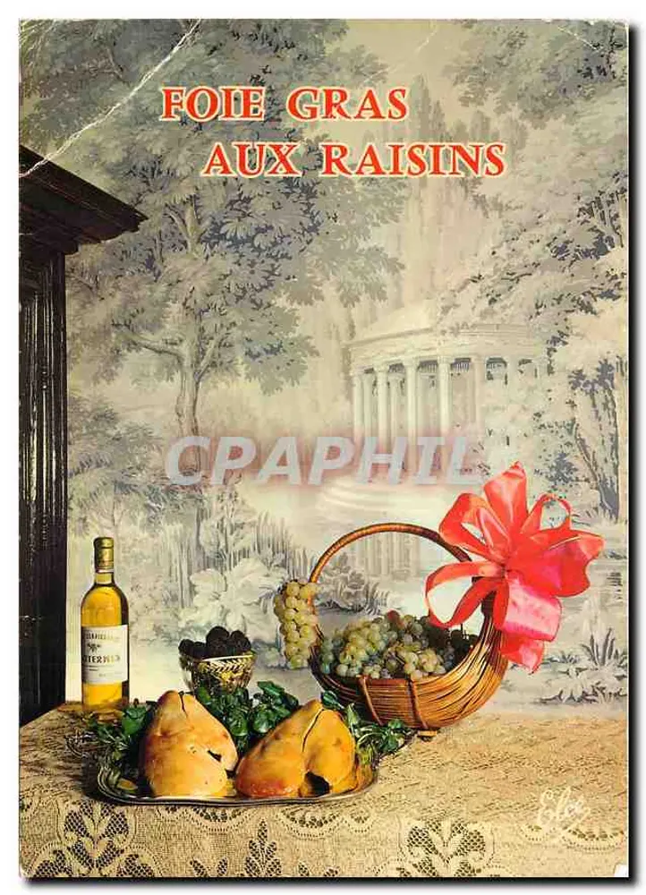 Foie Gras mit Trauben — regionale kulinarische Rezepte — Élécoeur - Vorderseite