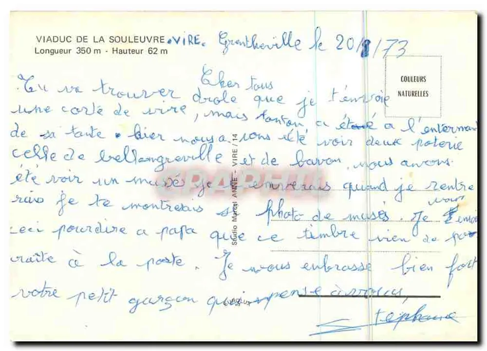 Viaduto da Souleuvre — Vire — Ségulo Maray, n°14 - Verso