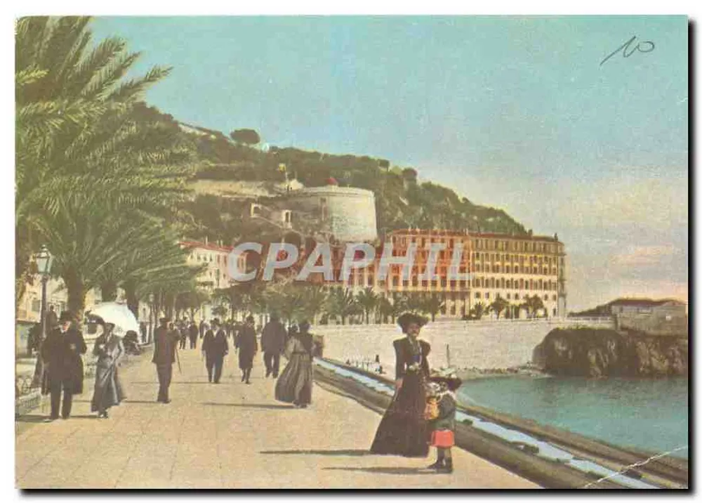 Nice - Die Promenade du Midi — Les Ponchettes 1910 — Éditions Gillet, Nice - Vorderseite