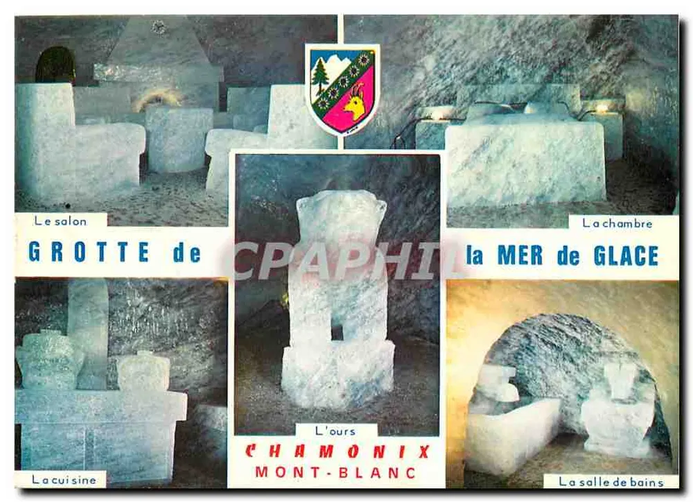 Gruta da Mar de Gelo — Chamonix Mont-Blanc — Editor Studio Yves Chatelet - Frente