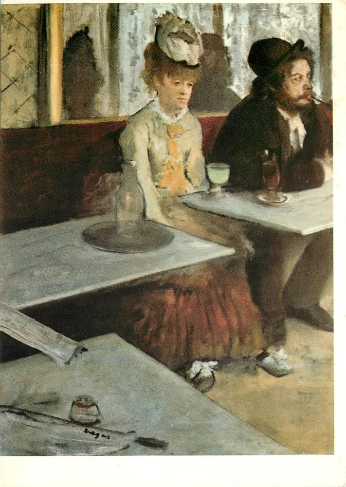 A Absinto — 1876 — Editor Hazan, Paris - Frente