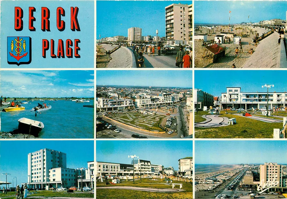 Berck-Plage — vista panorâmica — Éditions ESTEL, n° 1.253-R - Frente