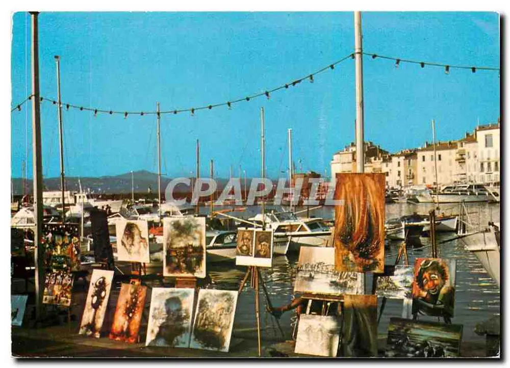 Kunstmarkt in Saint-Tropez — Photo Bianques Edition, Nr. 1941 - Vorderseite