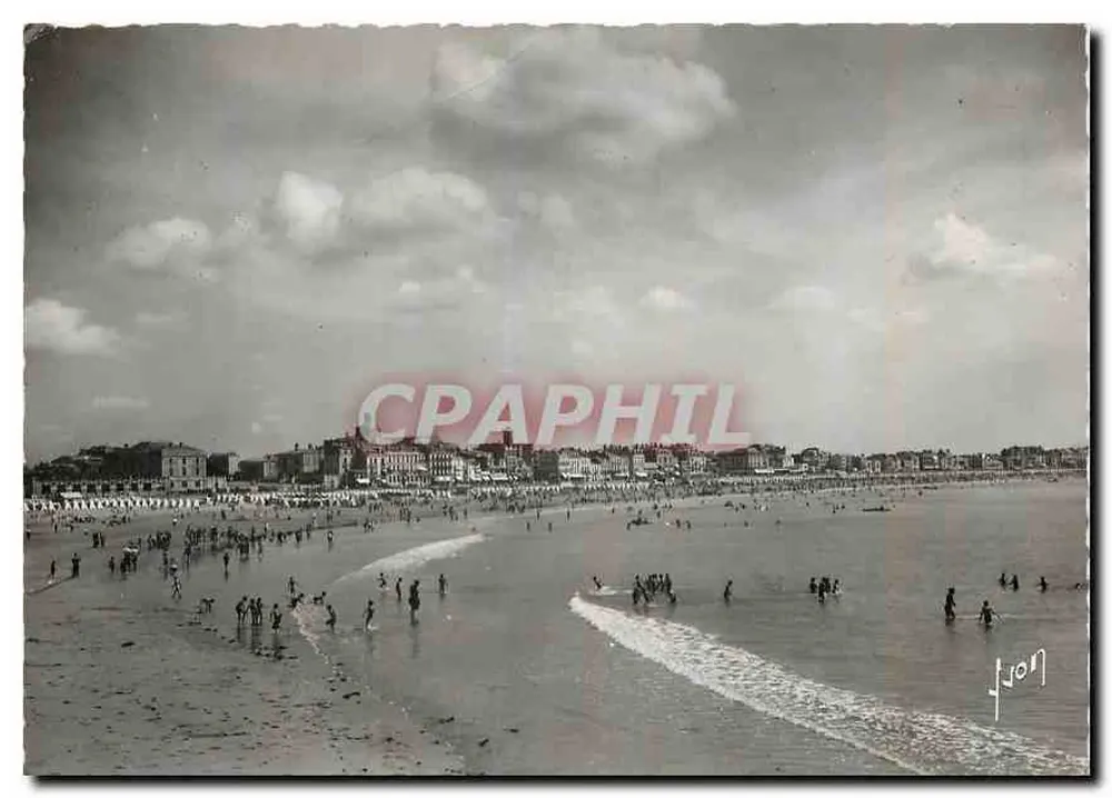 Les Sables-d'Olonne (Vendée) — Vista geral da praia — Les Éditions d'Art, Paris - Frente