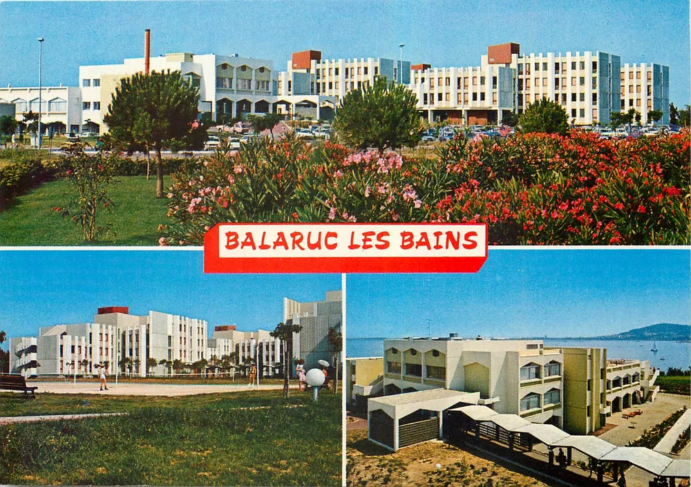 Balaruc-les-Bains — Ansicht der Gebäude und des Hafens — Editions Rotalcolop - Vorderseite