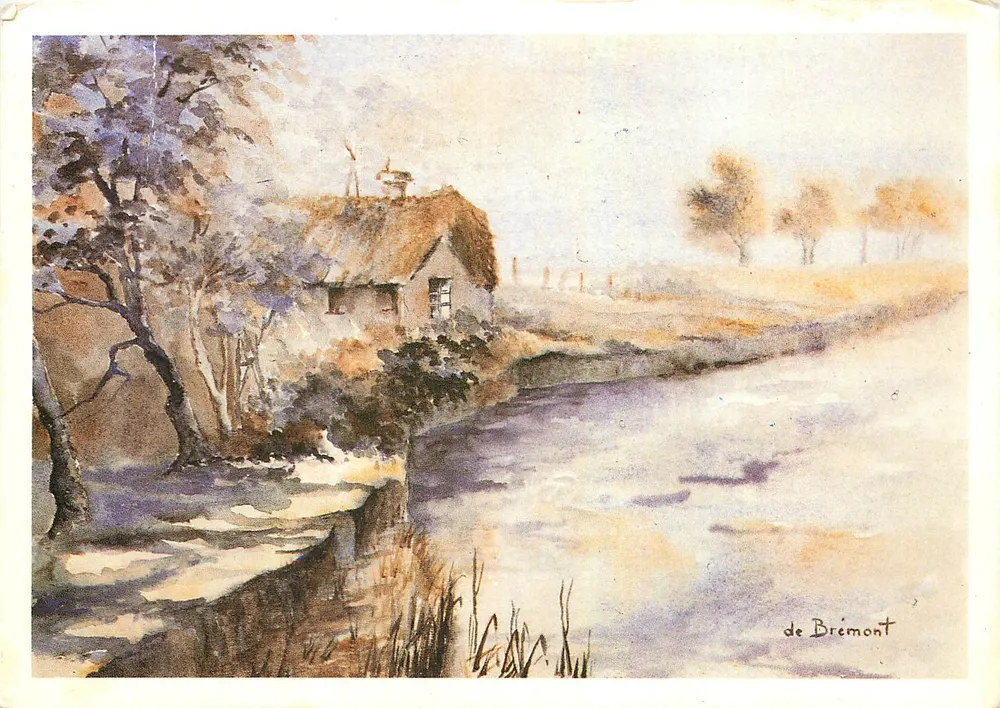 Landschaft mit Haus am Ufer eines Bachs — de Brémont — Éditions de l'Épi, Paris - Vorderseite