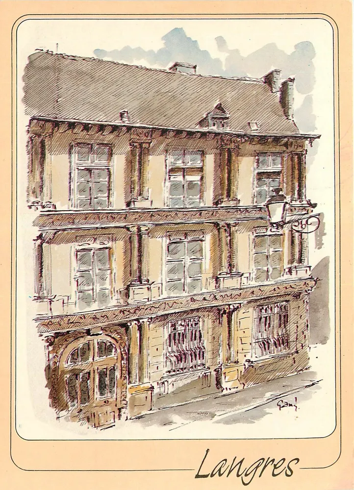 Langres — Renaissance-Haus, 16. Jahrhundert — Les Éditions Nivernaises - Vorderseite
