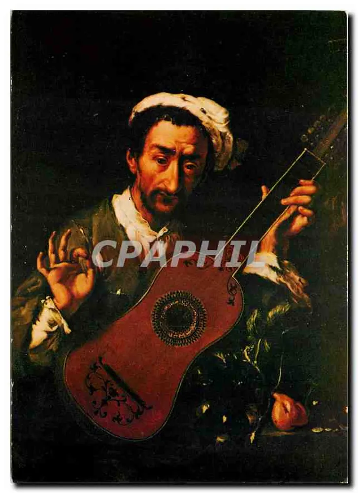 Guitarrista — Eberhard Keil — Museu da Catedral, Malta - Frente