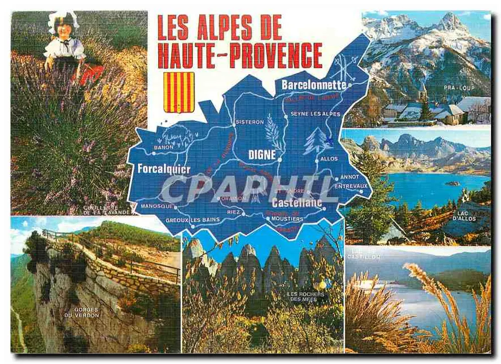 Die Alpen der Hochprovinz — Ansichtskarte Nr. AA86 — Éditions Photoguy - Vorderseite