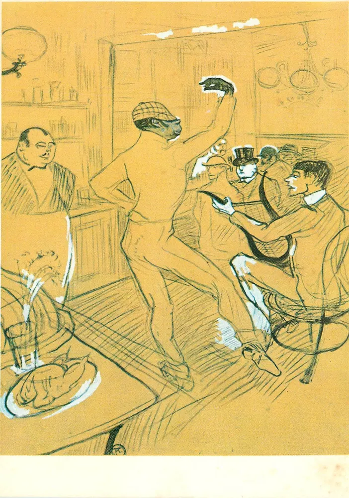 Dancing Chocolate — Toulouse-Lautrec — publisher Fernand Hazin, Paris, n° 523 - Front