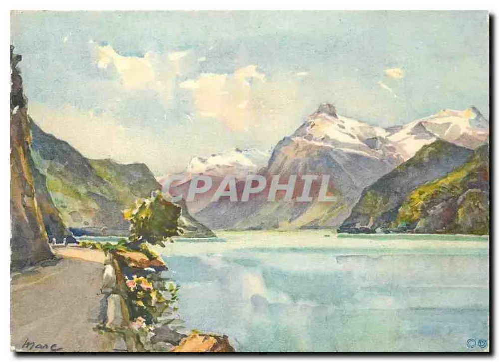 Lago Urnersee — Suíça — editor Marine et Suisse, n° 2421 - Frente