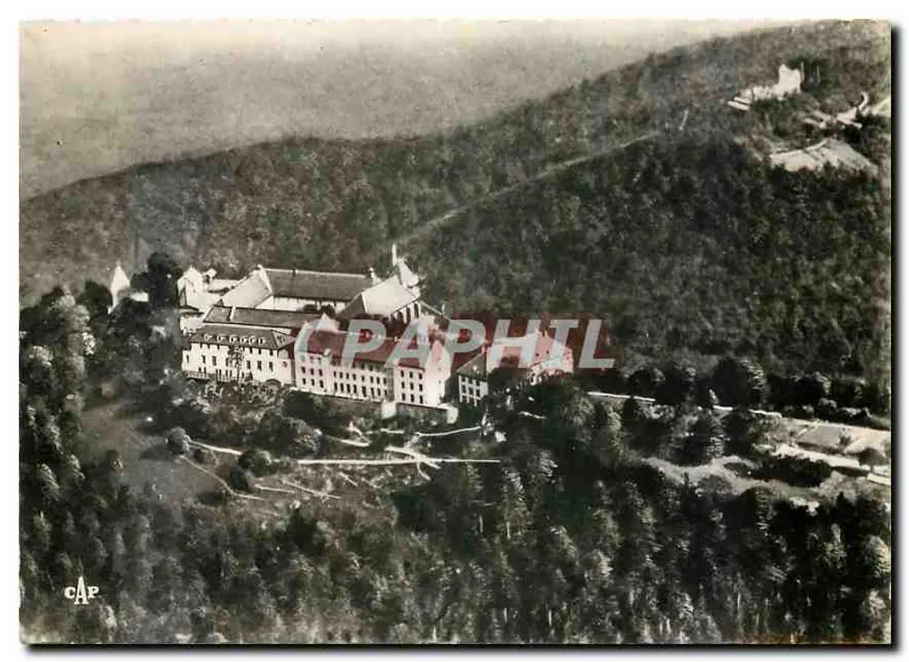 Monte Sainte-Odile — vista aerea — Cartolina d'epoca - Recto