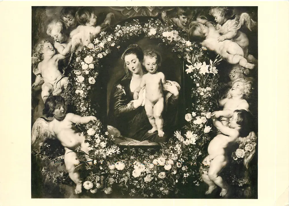 Madonna im Blumenkranz — Peter Paul Rubens (1577-1640) — HIRMER VERLAG, MÜNCHEN - Vorderseite