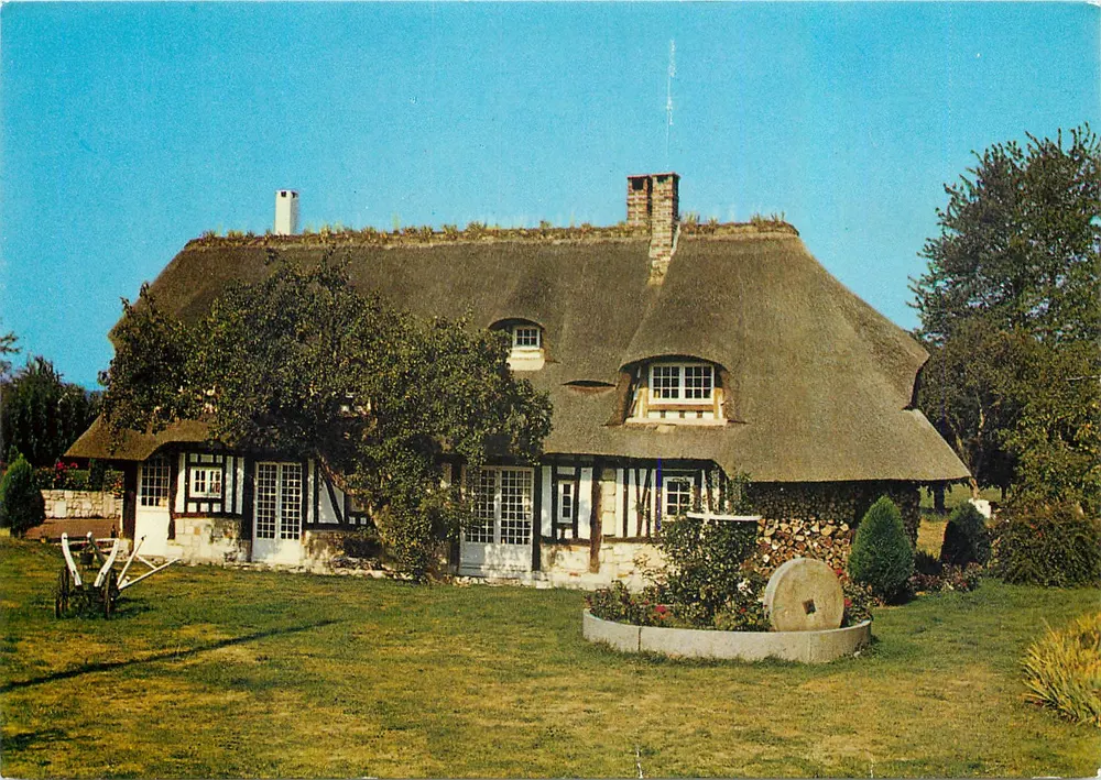 Chaumière Normande — La Normandie Pittoresque — Éditions Normandes LE GOUBEY - Recto