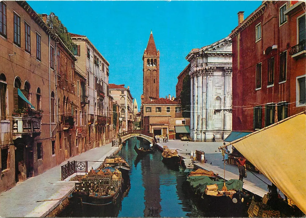 Veneza — Rio de San Barnaba — Edição Angelo GARRIZZA, n° VE 57 - Frente