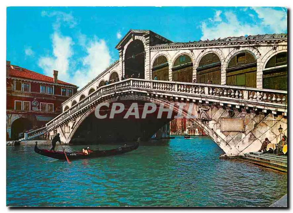 Veneza — Ponte do Rialto — Edição Angelo Garbizza - Frente