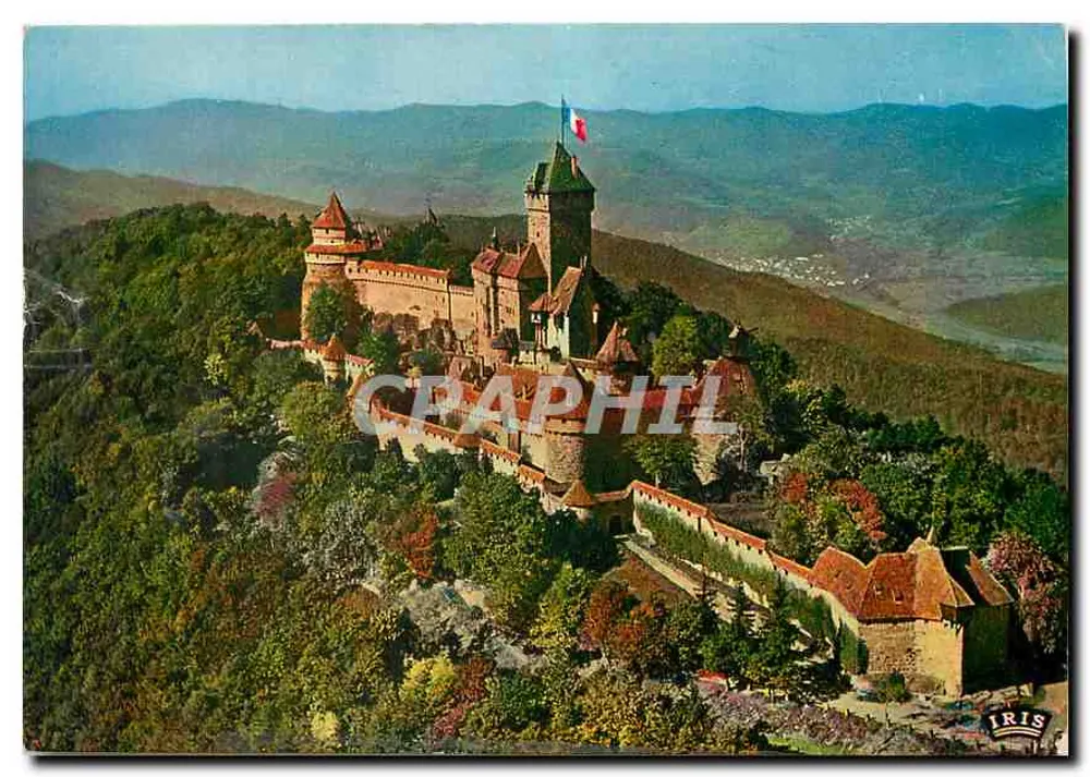 Castillo de Haut-Kœnigsbourg — Alsacia — editor IRIS - Anverso