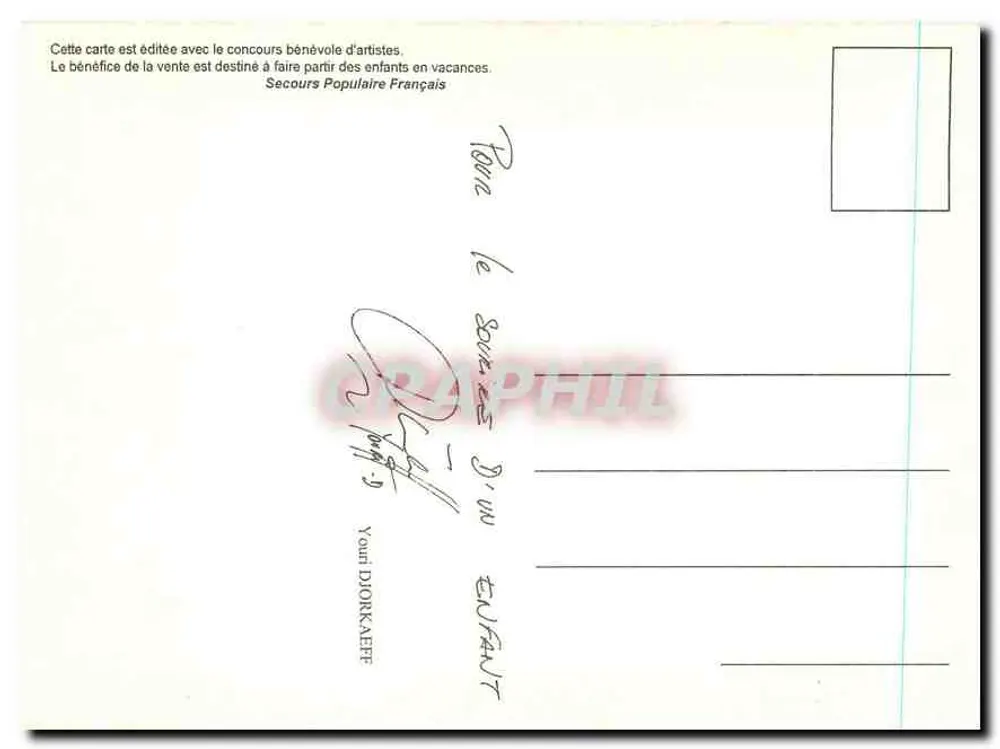 Crianças do mundo — Mundial 98 — F. Georges - Verso