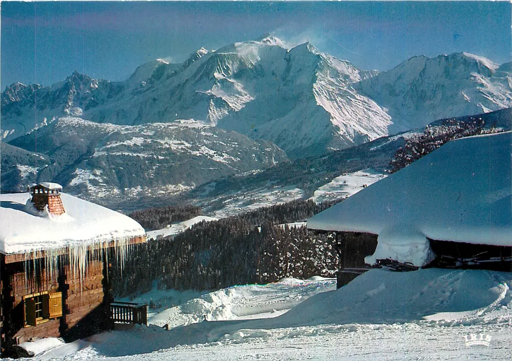 Cadeia do Mont-Blanc — vista desde Cordon (Alta-Sabóia) — IRIS - Frente