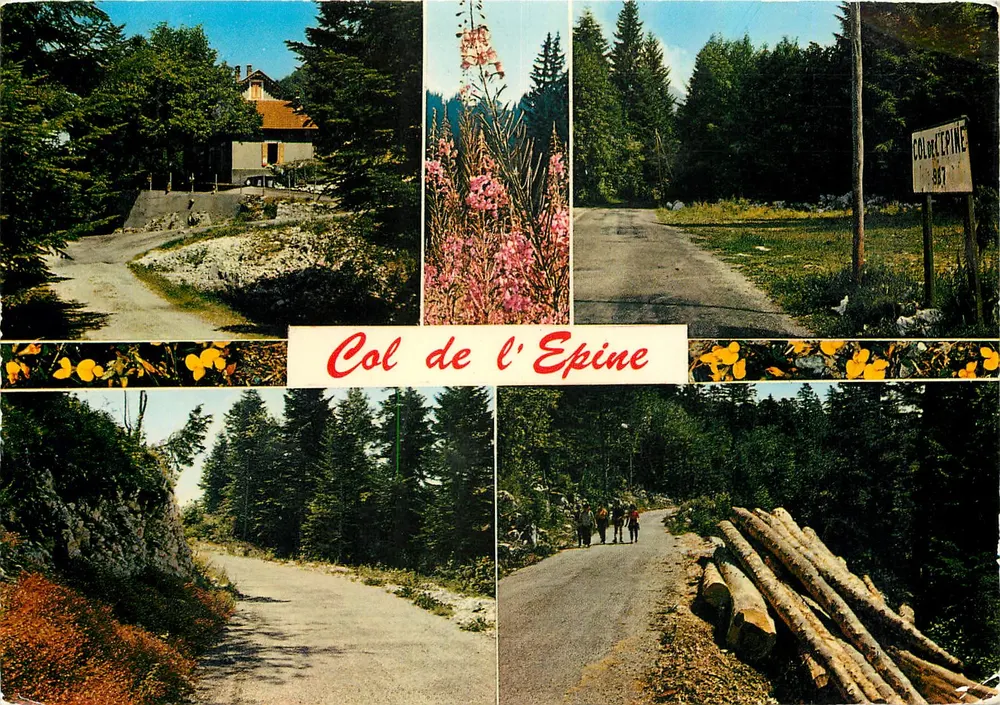 Col de l'Epine — 947 metrów — Wydawnictwo J. Cellard - Awers