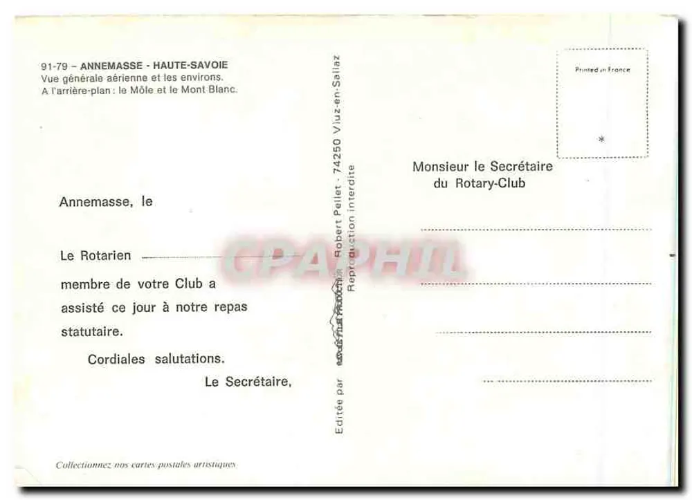 Annemasse - Haute-Savoie — Allgemeine luftige Ansicht und Umgebung — Robert Pellet, Viuz-en-Sallaz - Rückseite