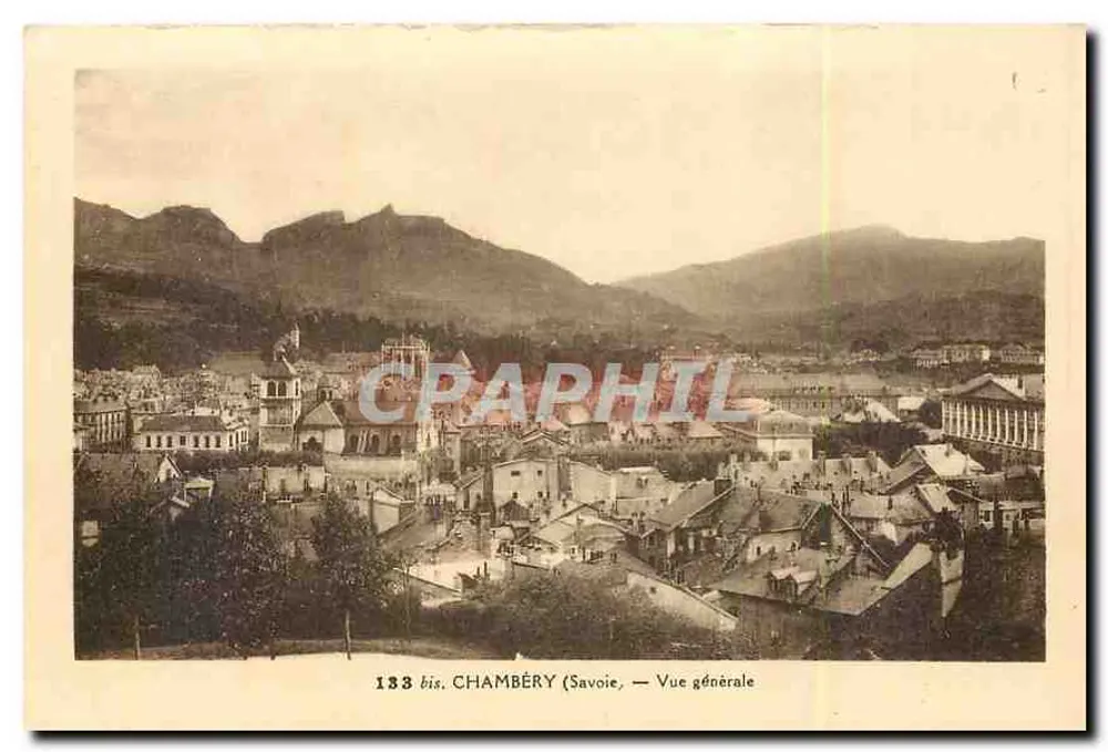 Chambéry (Savoie) — Vista generale — n. 133 bis - Recto