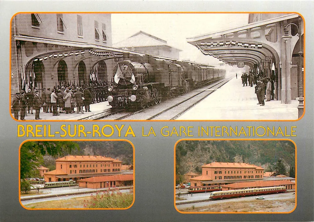Breil-sur-Roya — Stacja międzynarodowa — Wydawca: L'Écomusée du Haut-Pays - Association RVT - Awers