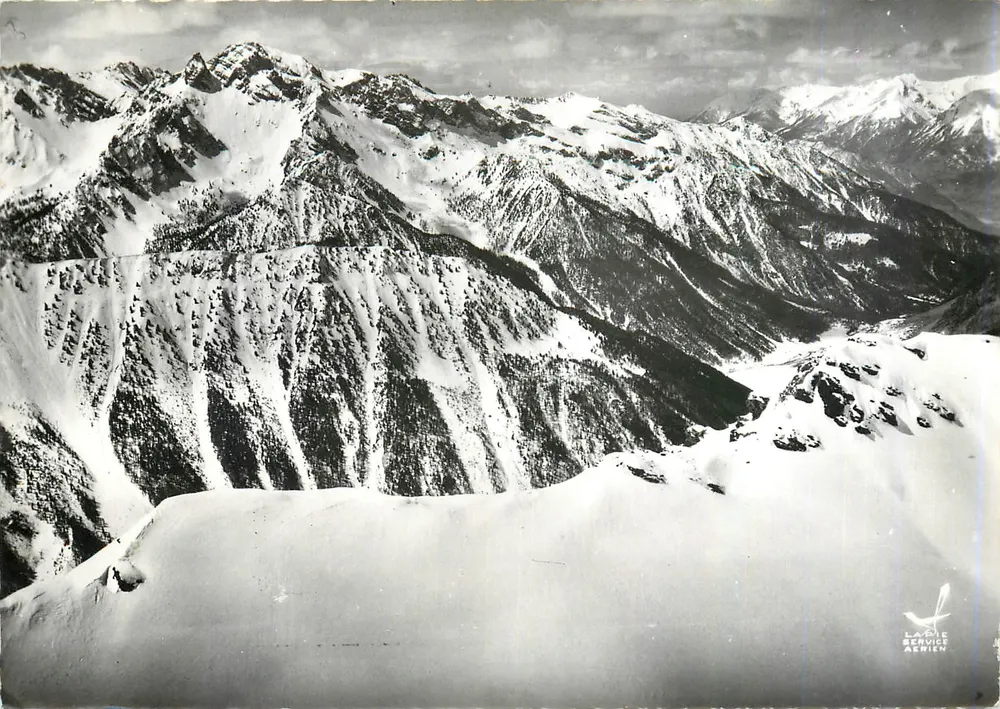 Schneevergnügung der Alpen — Saint-Véran (Hautes-Alpes) — Lapie Service Aérien - Vorderseite