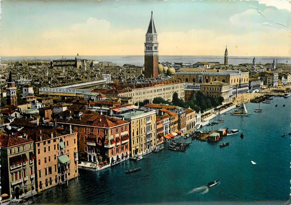 Vista geral da Salute — Veneza — Ed. Borgogni Stefano - Frente