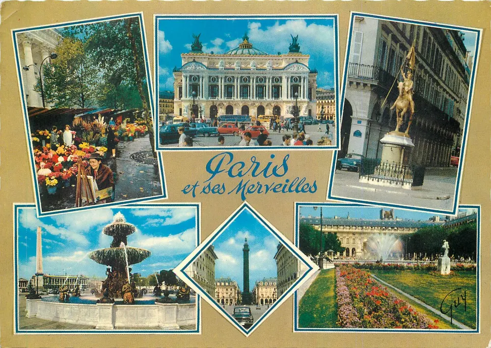 Paris e suas Maravilhas — 5229 — Ed. d'Art GUY - Frente