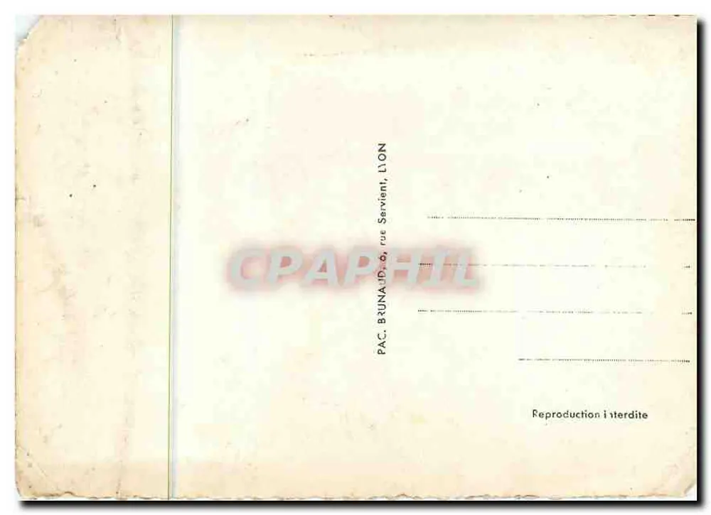 Samoens — L'Église avec son clocher à deux horloges — éditeur PAC. BUNAID, LION - Verso