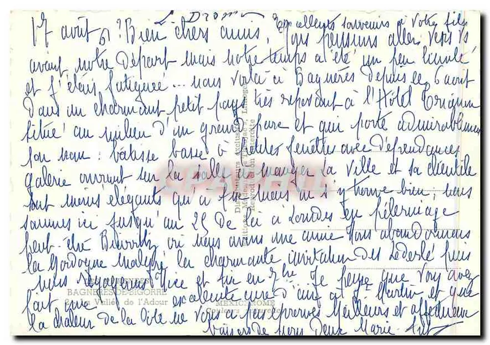 बैग्नेर्स-डे-बिगोर के दृश्य — एडिटर आई.आर.आई.एस., श्रृंखला के नंबर अदृश्य - पीछे