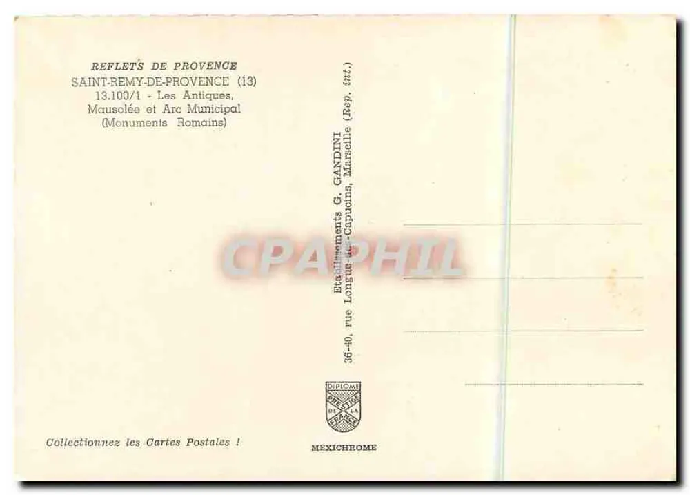 Mausclée e Arc Municipal — Monumenti Romani — Editore IRIS - Verso