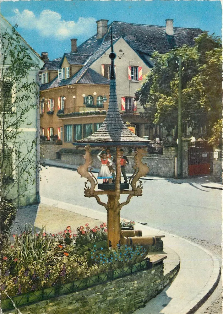 KINDBERG im Mürztal — Fonte do Arquiduque João — editor P. Lada, Nr. 74004 - Frente