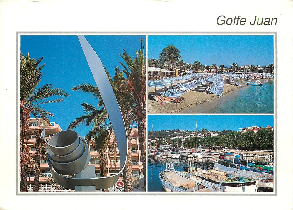 Golfe Juan — vista panorâmica — Fotos J.P. Soutier - Frente
