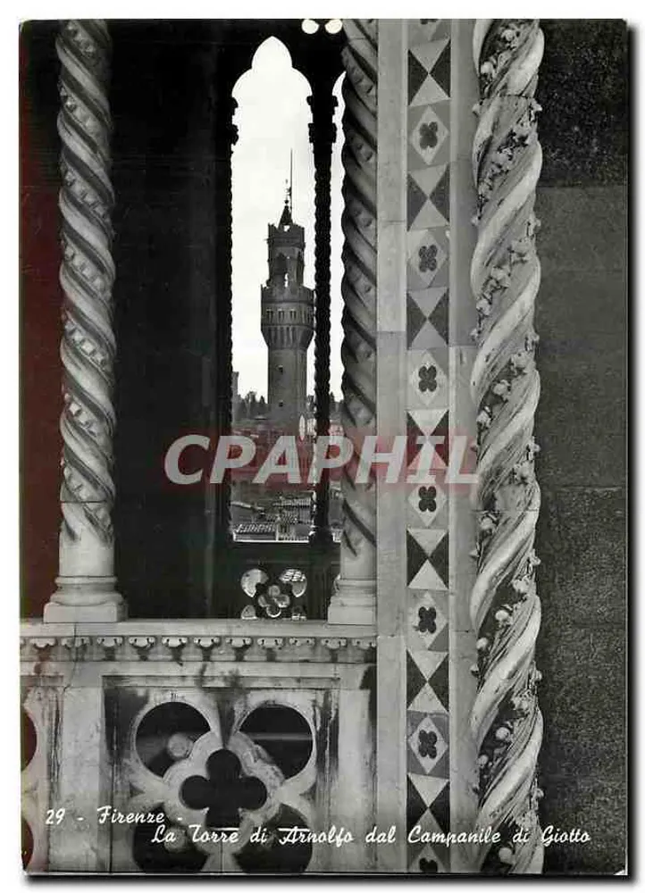 Florenz - Die Arnolfo-Turm vom Giotto-Turm - Verlag M. & G. Tognoli in Florenz - Vorderseite