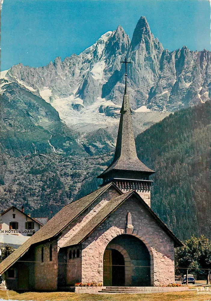 Les Praz de Chamonix — Chapelle — Éditeur La Frégère, n° 1677 - Recto