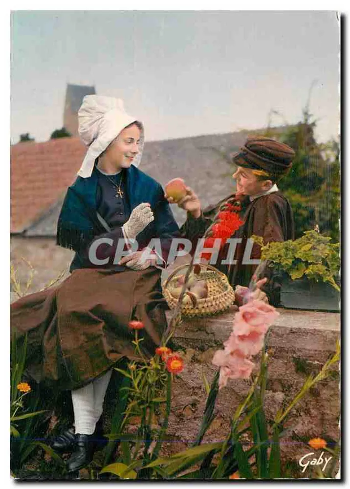 Folklore da França — Saint-Jacques-de-Nehou (Manche) — Éditions Gaby - Frente