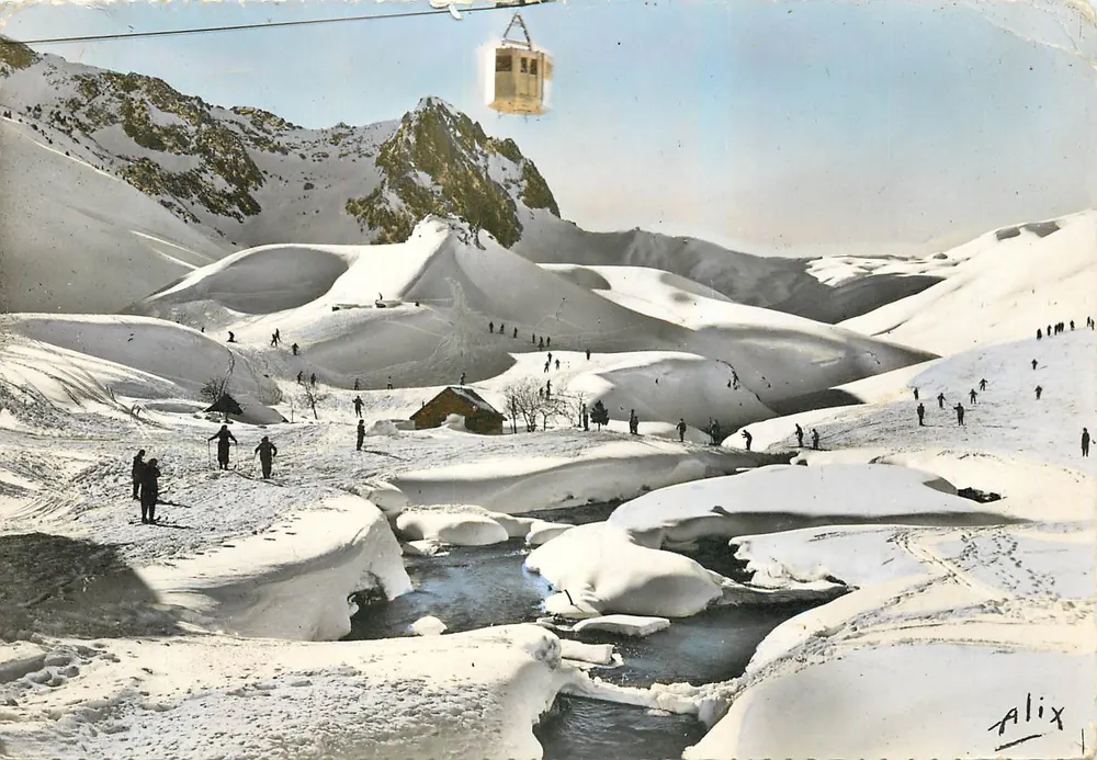O Col do Tourmalet — Os Pirineus — Edições ALIX, n° 3279 - Frente
