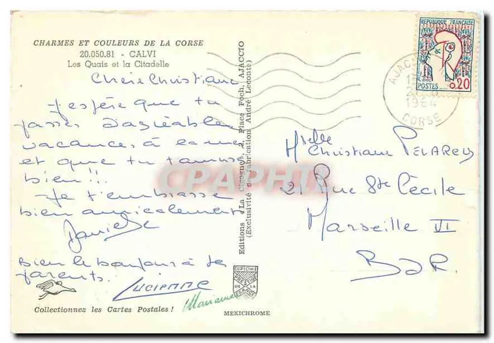Calvi — De Kades en de Stadsmuur — Uitgaven Avaccio - Achterkant
