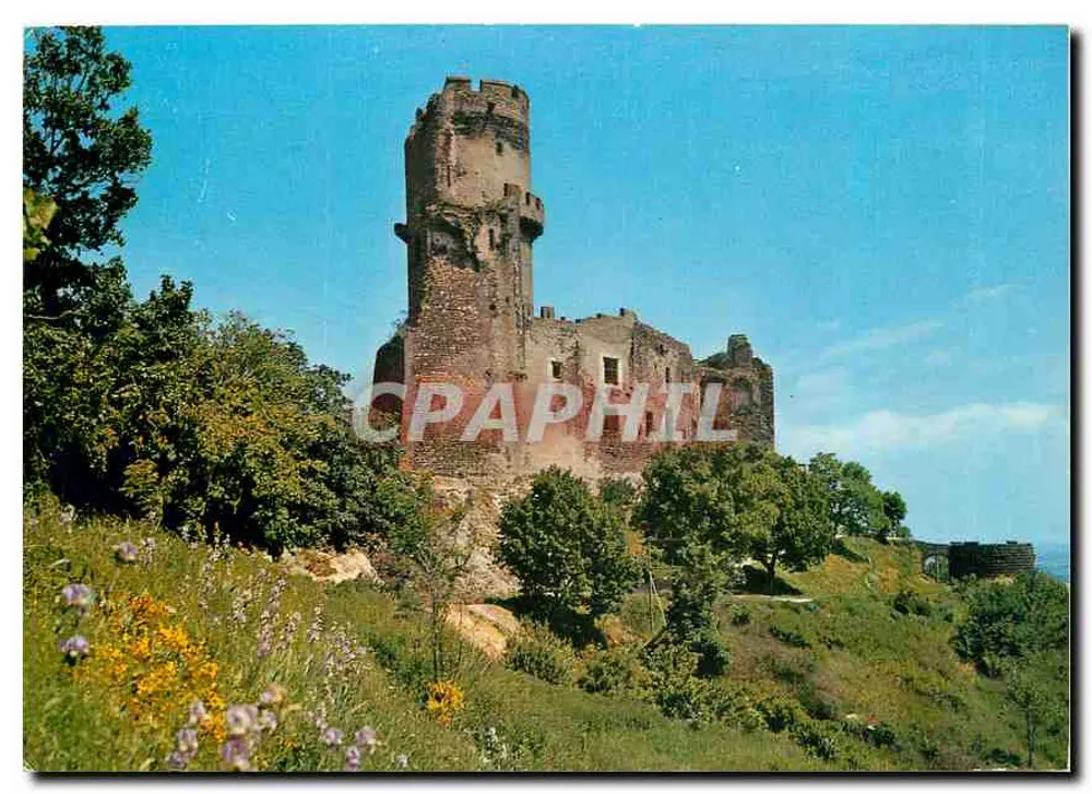 Castelo de Tournoel (Puy-de-Dôme) — ruínas em uma colina — Éditions du Gabier, n°4 - Frente