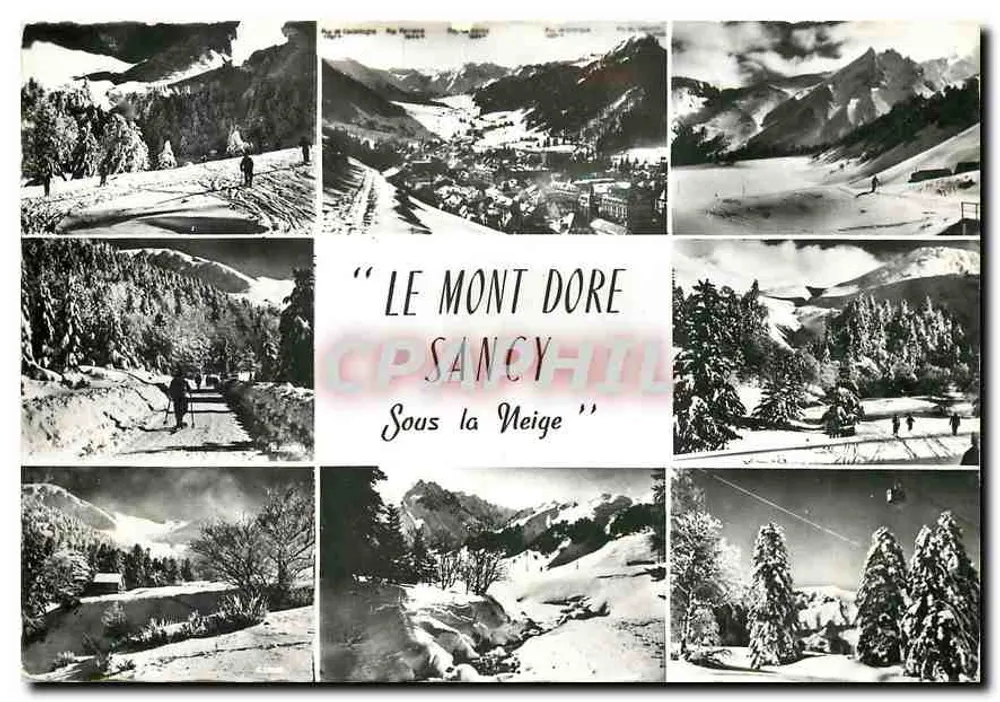 O Mont Dore — Sob a Neve — Éditions de l'Hôtel de Vichy - Frente