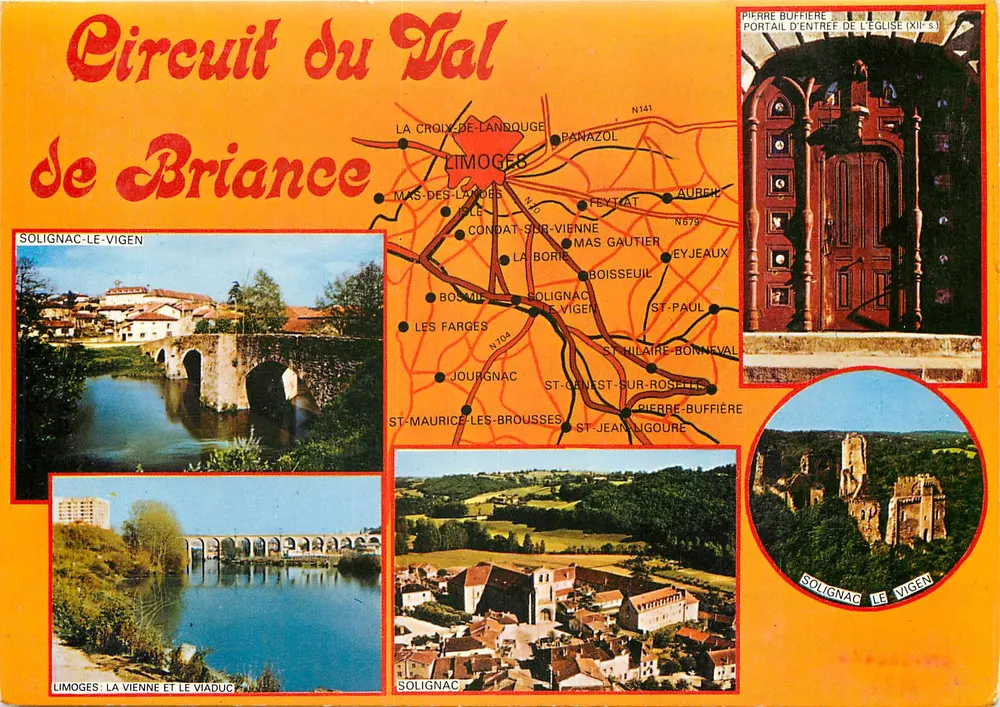 Circuito do Vale de Briance — Hte-Vienne — Comblot Impressor Mâcon - Frente