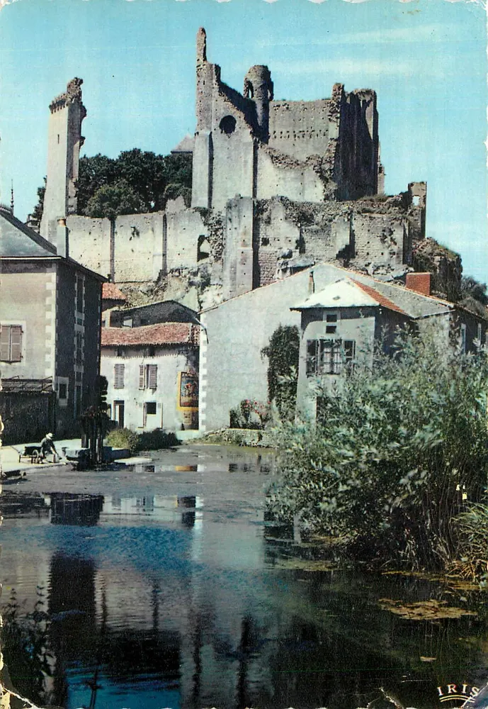Ruinen des Bischofschlosses in Chauvigny — Tal der Vienne — Méxichrome-Edition - Vorderseite
