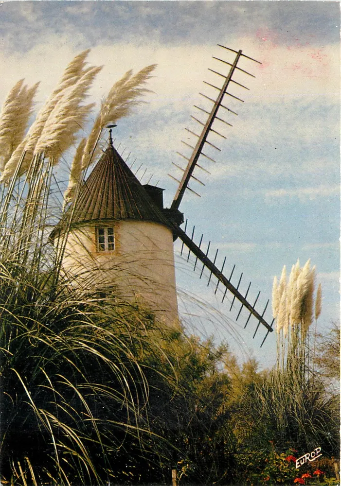 O Moulin de St-Esprit — A Vendée pitoresca — Edição da Europa - Frente