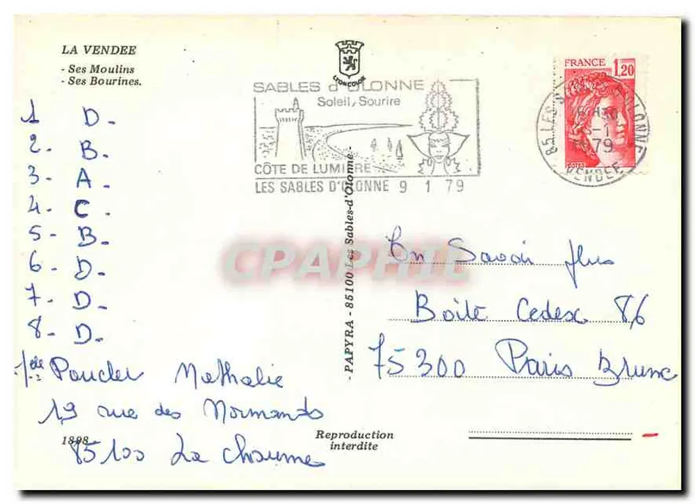 La Vendée — Seus Moinhos e Seus Bourrins — Edição PAPYRA - Verso