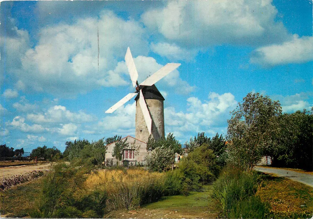 Moinho de Raire no Marais — Sallertaine — Edição da Estaque-Chouan - Frente