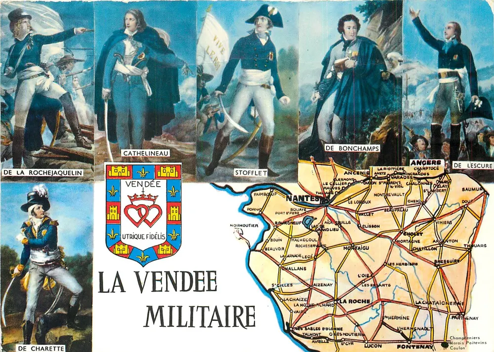 A Vendée Militar — História e Cartografia — editor Art & Frères, n°1 - Frente