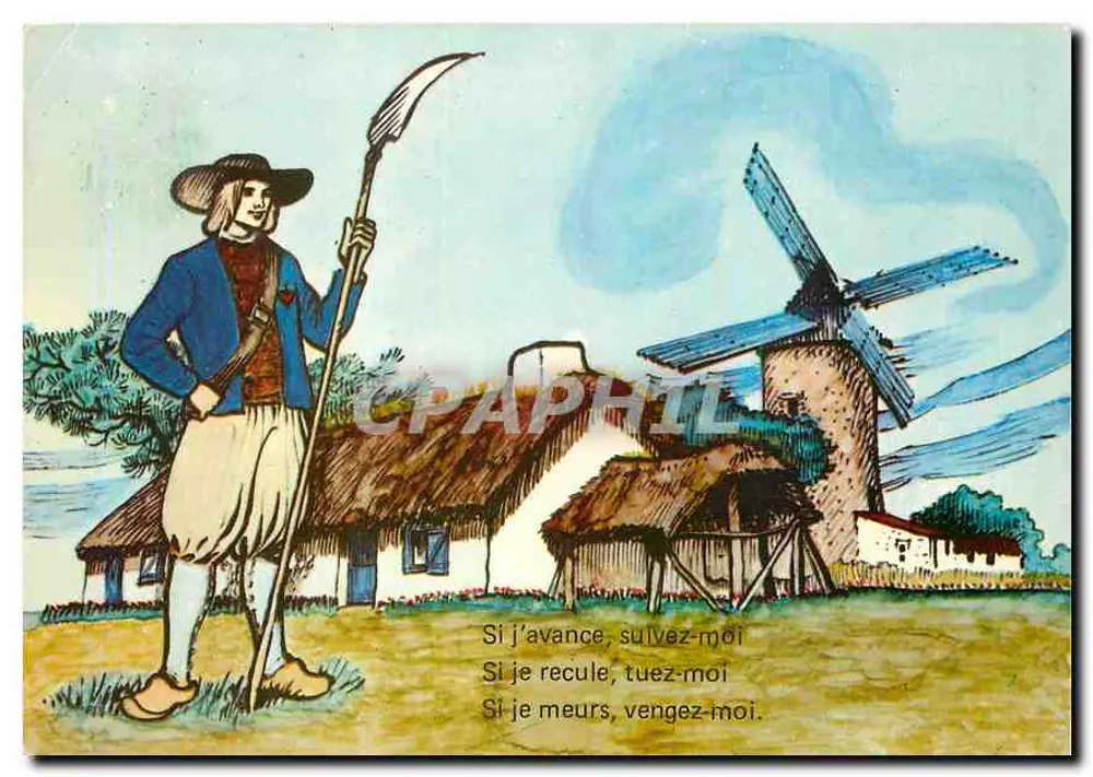 Der Marais zur Zeit des Vendéekriegs — Kleidung der Chouans (1798–1796) — Verlag Artard Pières - Vorderseite